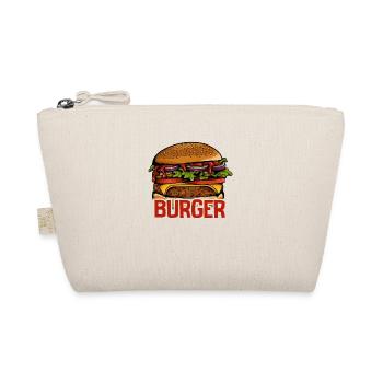 Ich liebe Fast-Food, Burger und Pommes - Bio-Täschchen - Natur - Vorne