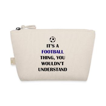 Fußball Soccer - Bio-Täschchen - Natur - Vorne