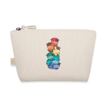 Rainbow Flag Pride LGBTQ Mignon Cow Stack - Trousse biologique - nature - Devant