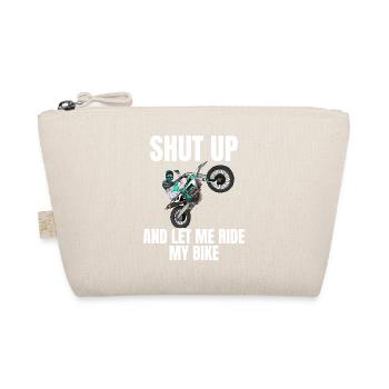 Motocross / Enduro / Freestyle mx / Dirtbike retro - Bio-Täschchen - Natur - Vorne