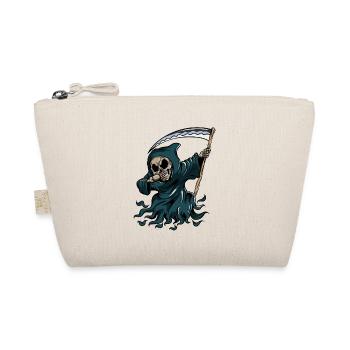 Grim Reaper Pumpkin Glowing Halloween Dabbing - Organic Pouch - nature - Front