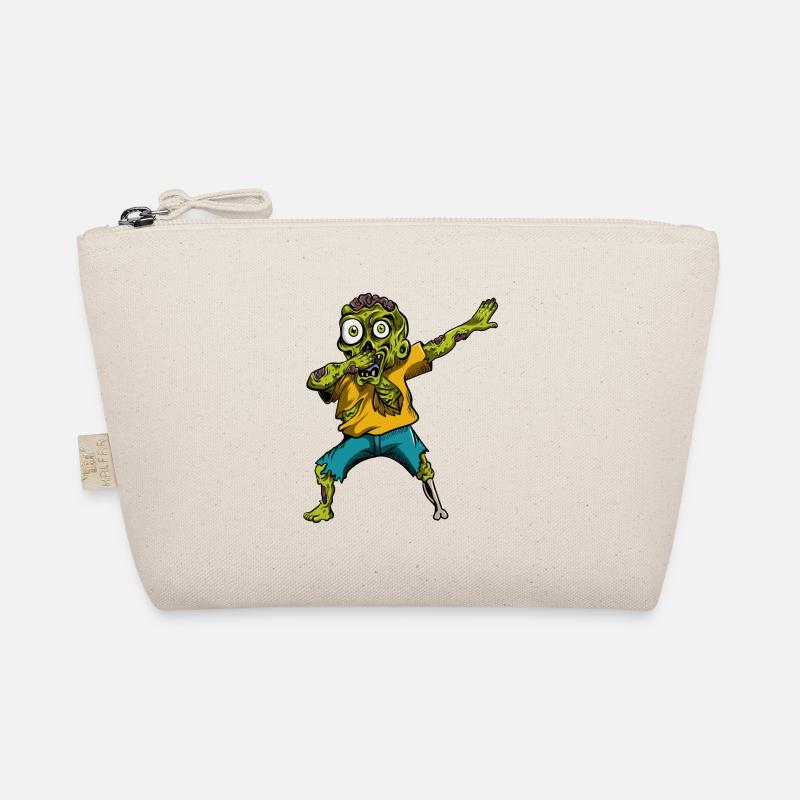 Zombie Pumpkin Zombie Dabbing Halloween Organic Pouch