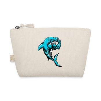 Big Bloody Great White Shark Bodybuilder Angler - Trousse biologique - nature - Devant