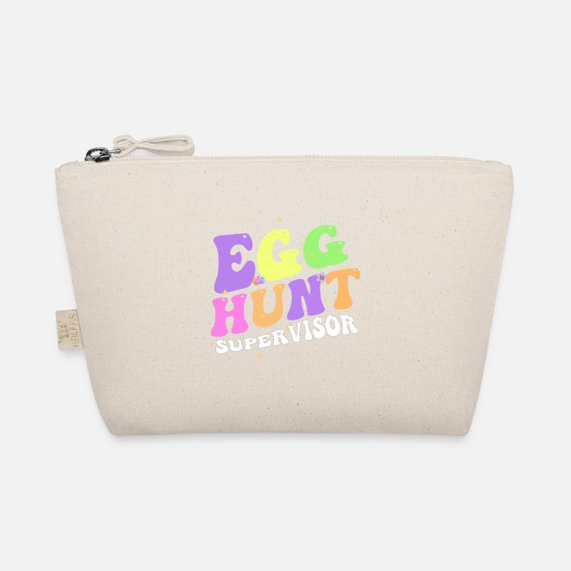 Egg Hunt Supervisor Funny Easter Organic Pouch