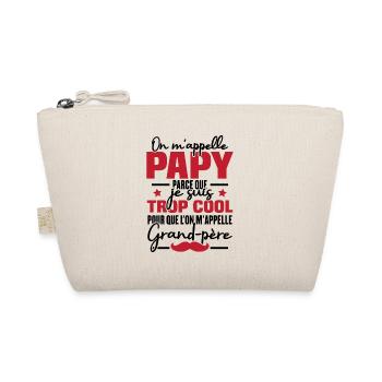 Papy car je suis trop cool / Cadeau grand-père - Trousse biologique - nature - Devant