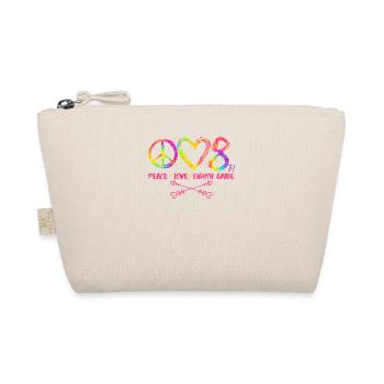 Peace Love Huitième année 8e. Drôle d’élève de Tie Dye - Trousse biologique - nature - Devant