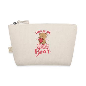 C’est mon costume humain, je suis vraiment un ours de niveau - Trousse biologique - nature - Devant