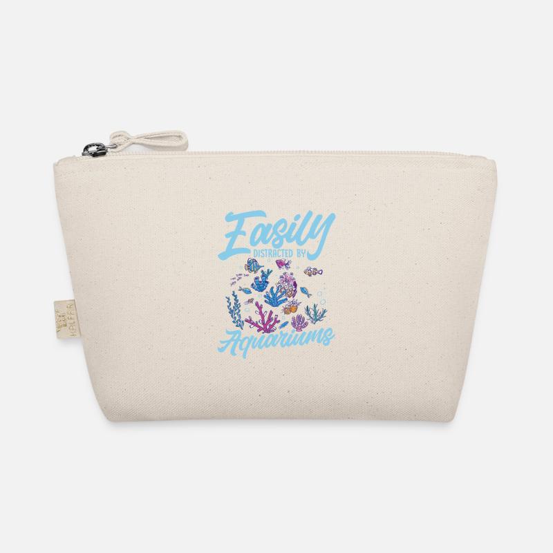 Easily Distracted By Aquariums Aquarium Owner Fish Organic Pouch