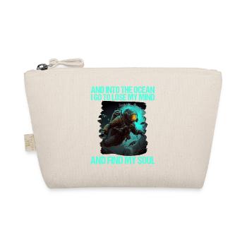 Diving Diver Diver - Organic Pouch - nature - Front