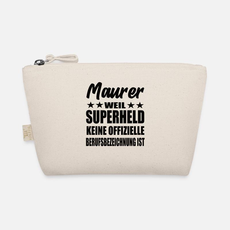 Maurer Superheld Spruch Bio-Täschchen