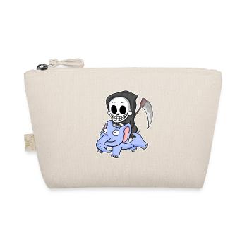 Grim Reaper Elephant - Organic Pouch - nature - Front
