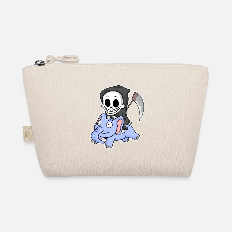 Grim Reaper Elephant Organic Pouch