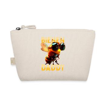 Bienen Daddy Honig Bienenzüchter Papa Vatertag Dad - Bio-Täschchen - Natur - Vorne
