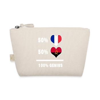 Drapeaux Angola et France 100% génial - Trousse biologique - nature - Devant