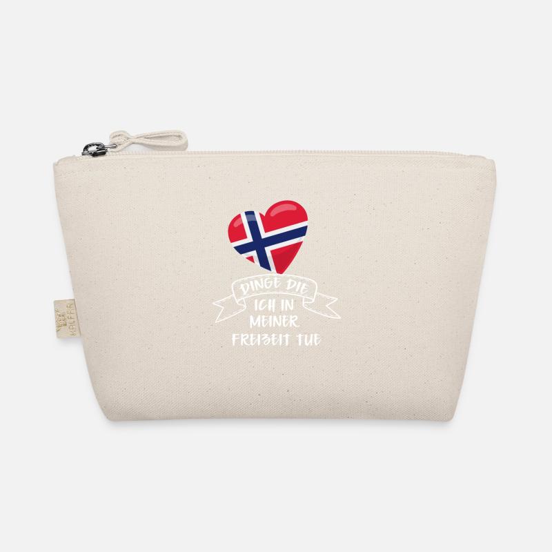 Norwegen Dinge in der Freizeit Urlaub Geschenk Bio-Täschchen