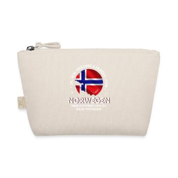 Träume von Norwegen Urlaub Geschenk - Bio-Täschchen - Natur - Vorne