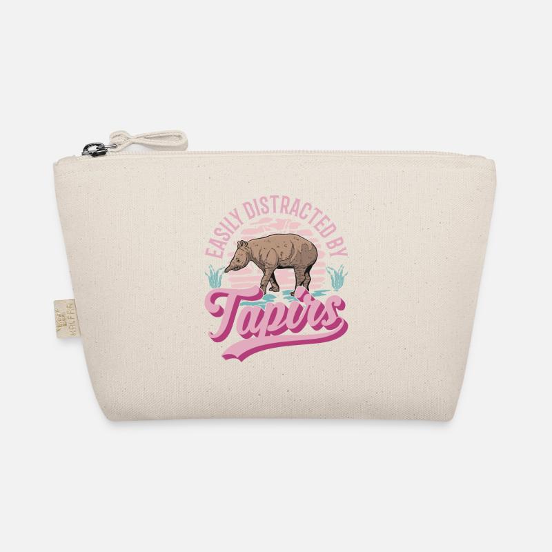Easily distracted by Tapirs Organic Pouch