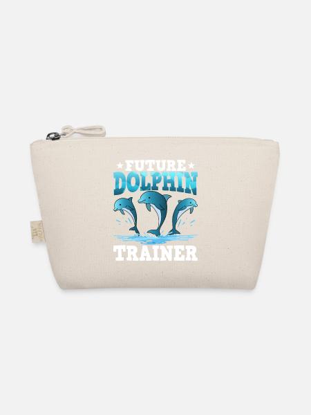 Future Dolphin Trainer - Bio-Täschchen - Natur - Vorne