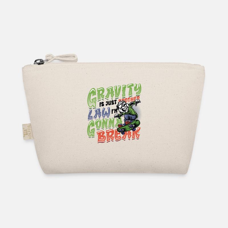 Skateboard Halfpipe, Tricks, Skateboarding Organic Pouch