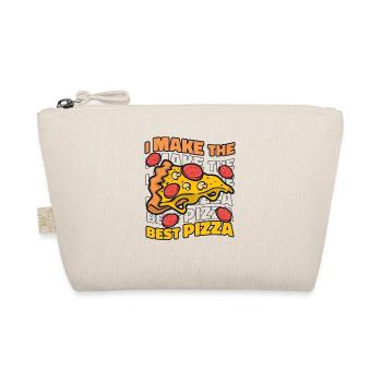I Make The Best Pizza Pizza Pizzablech Pizzaofen - Bio-Täschchen - Natur - Vorne