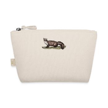 Stone marten I house marten game hunting motif for hunters - Organic Pouch - nature - Front