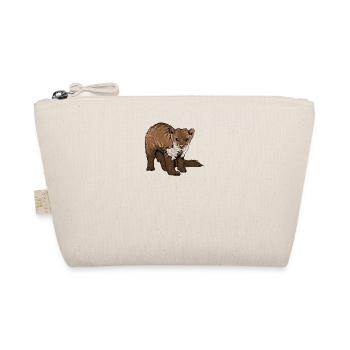 Stone marten I house marten game hunting motif for hunters - Organic Pouch - nature - Front