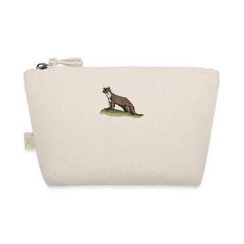 Stone marten I house marten game hunting motif for hunters - Organic Pouch - nature - Front