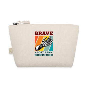 Brave Lost Arm Survivor - Bio-Täschchen - Natur - Vorne