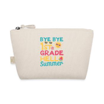 Bye Bye 1. Klasse Hallo Sommer Letzter Schultag - Bio-Täschchen - Natur - Vorne