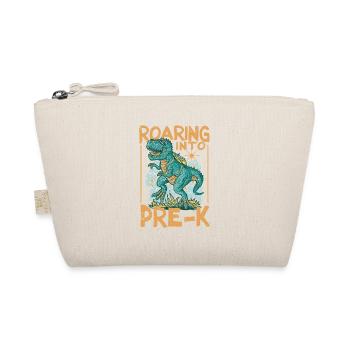 Roaring Into Pre-K Dinosaurier zurück zu Schule - Bio-Täschchen - Natur - Vorne