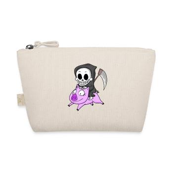 Grim Reaper Pig - Organic Pouch - nature - Front