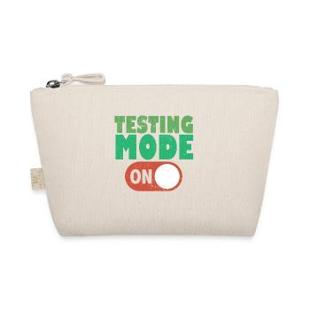 Testing Mode On Motivational Test Day Teacher - Bio-Täschchen - Natur - Vorne