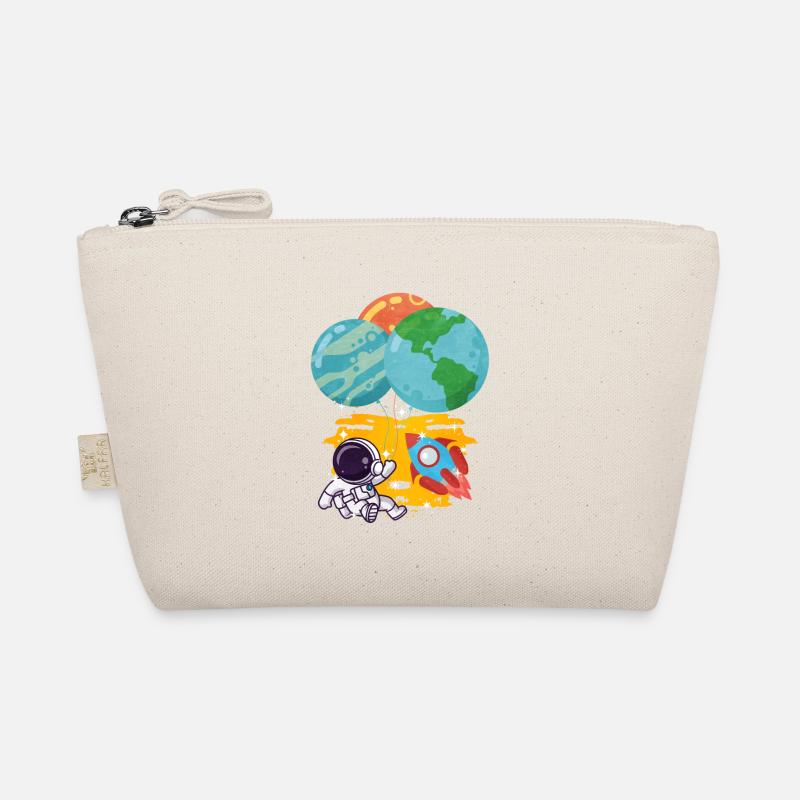 Astronaut Pluto Neptune Earth Balloon Organic Pouch