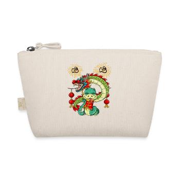 Year of the Serpent Lunar New Year Chinese - Organic Pouch - nature - Front
