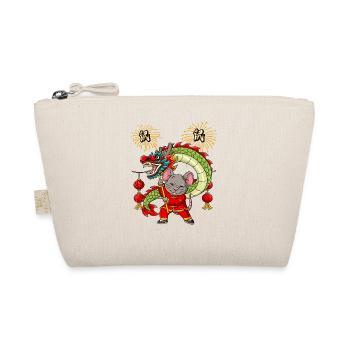 Year of the Rat Lunar New Year Chinese - Organic Pouch - nature - Front