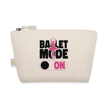Ballet Dancer Dance Girl Ballerina - Organic Pouch - nature - Front