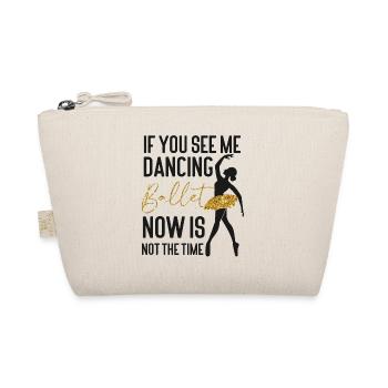Ballet Dancer Dance Girl Ballerina - Organic Pouch - nature - Front