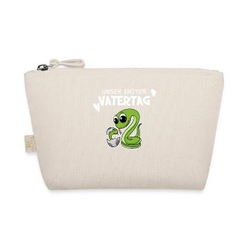 Vatertag - erster Vatertag Geschenk - Bio-Täschchen - Natur - Vorne