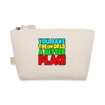 you bake the world a better place - Trousse biologique - nature - Devant