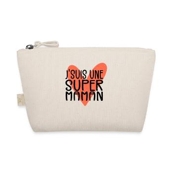Je suis Une Super Maman | Fête Des Mères - Trousse biologique - nature - Devant