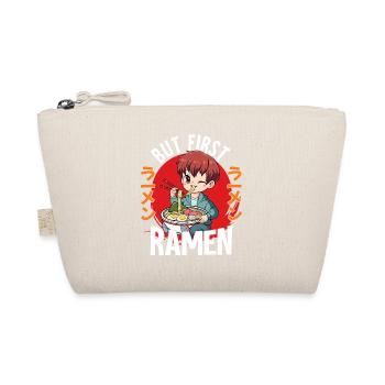 But First Ramen - Bio-Täschchen - Natur - Vorne