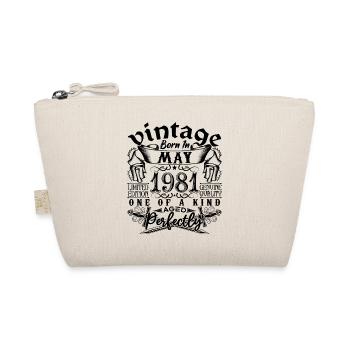 Birthday 1981 May 1981! born May 1981 - Organic Pouch - nature - Front