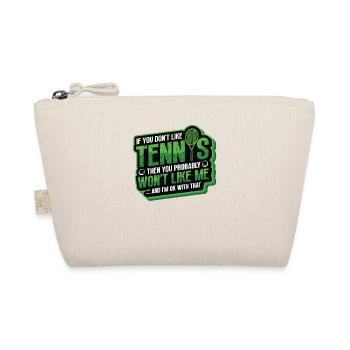 Tennis coaches, tennis players, tennis training - Organic Pouch - nature - Front