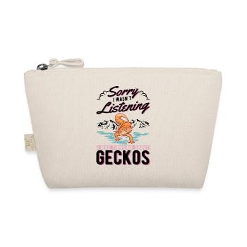 Gecko Gift Leopard Gecko - Organic Pouch - nature - Front