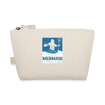 Mermaid Safety Funny Water Polo Sports - Organic Pouch - nature - Front