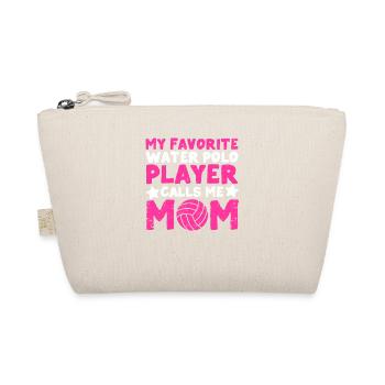 My favorite water polo player calls me mom - Organic Pouch - nature - Front
