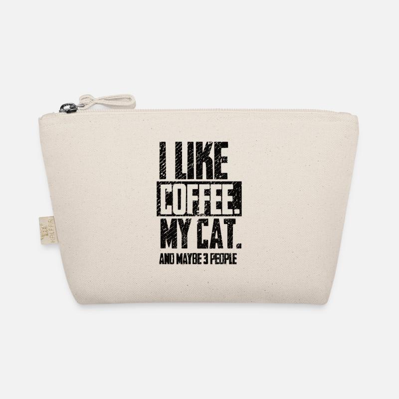 Katze Kaffee Hauskatze Kätzchen Café Kater Coffee Bio-Täschchen