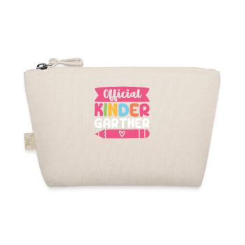 Official Kindergarten Teachers Funny Back to School - Organic Pouch - nature - Front