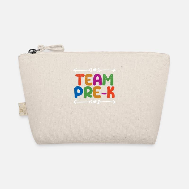Team Pre-K Graduate Preschool Teacher Student Back Organic Pouch