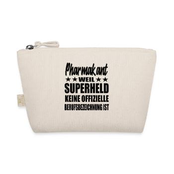 Pharmakant Superheld Spruch - Bio-Täschchen - Natur - Vorne